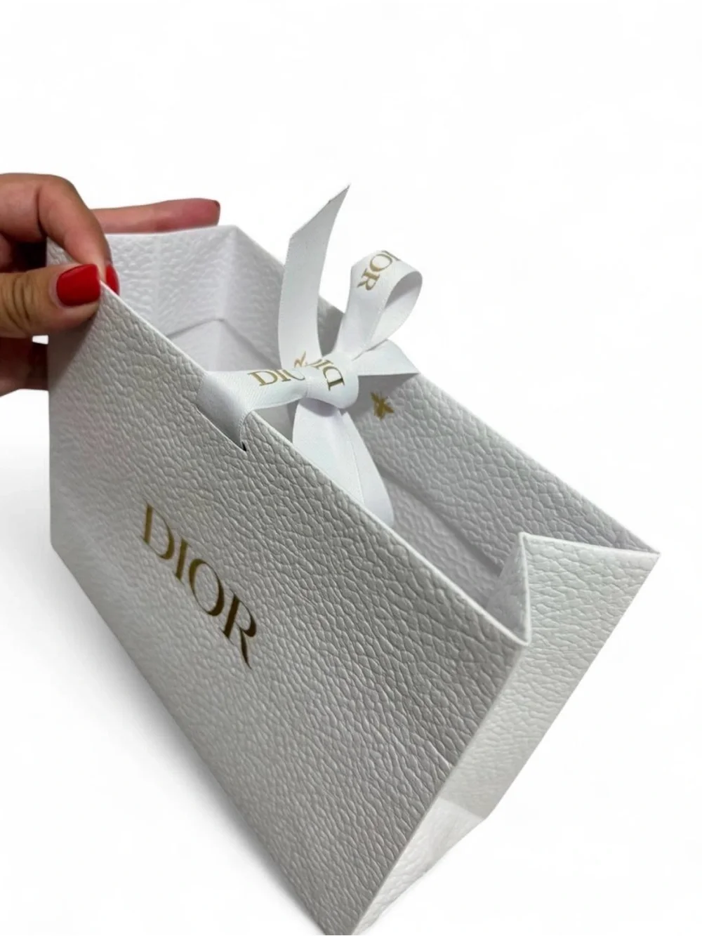 DIOR white paper gift bag